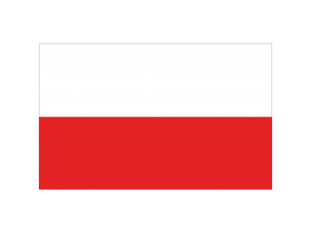 BANDIERA POLONIA CM.40X60