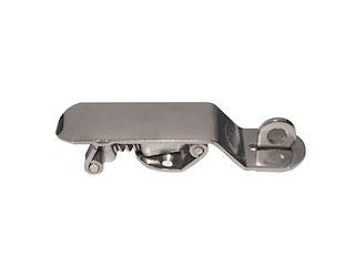 CERNIERA CON PORTALUCHETTO REGOLABILE MM.115x30xH17