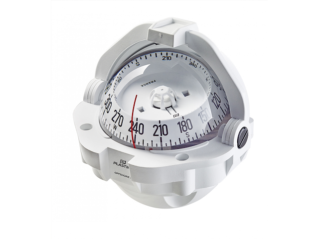 BUSSOLA BIANCA CON ROSA CONICA NERA