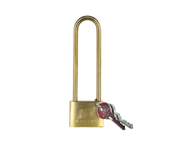 LUCCHETTO OTTONE ARCO LUNGO MM 40X150