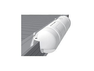 BUMPER DRITTO BIANCO Ø CM.18 X 40