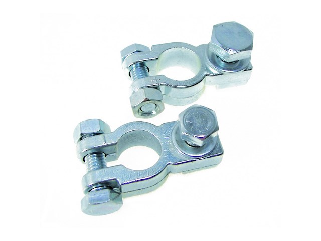 MORSETTO POSITIVO OTTONE ZINCATO M8+