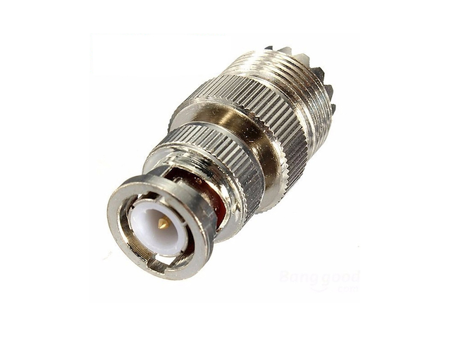 ADATTATORE PL259 FEMMINA A BNC MASCHIO