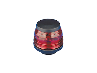 FANALE NERO A LUCE ROSSA