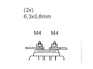 25 BAR - 1/8-27NPTF - PER 2 INDICATORI