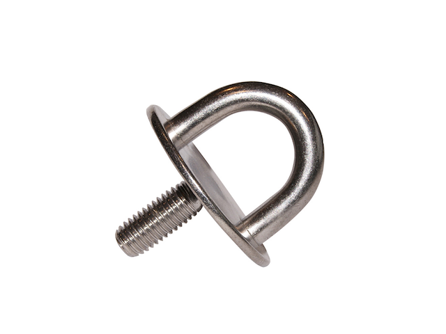 PIASTRA TONDA CON CAVALLOTTO Ø 6MM.