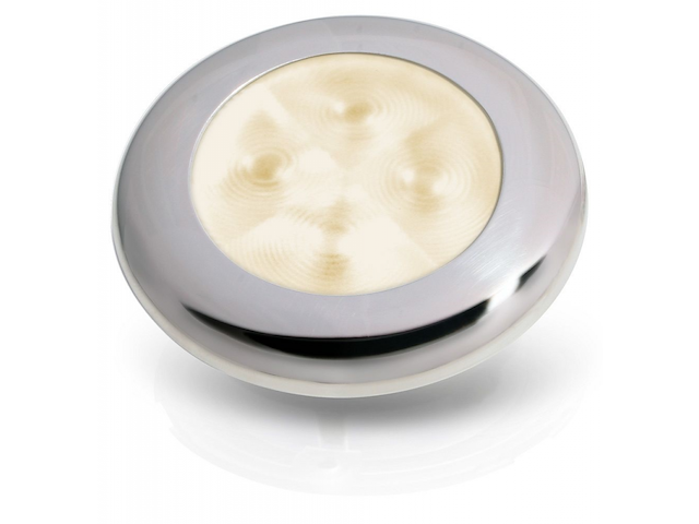 LUCE DI CORTESIA BIANCO CALDO - ACCIAIO INOX 24V