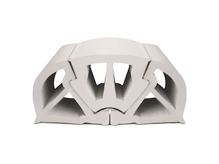 PROFILO BUMPER 160 BIANCO MT 2