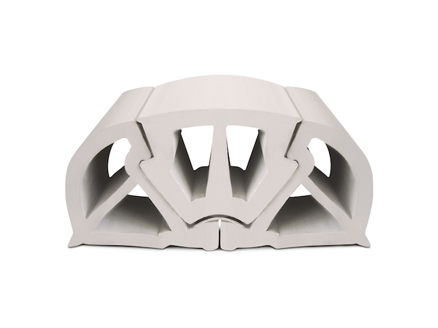 PROFILO BUMPER 160 BIANCO MT 2