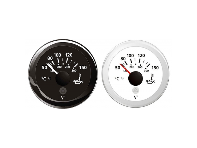 TEMPERATURA OLIO MOTORE NERO 50/150 °C 12/24V