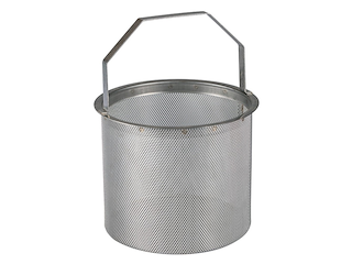 CESTELLO ACCIAIO INOX Ø 124 MM.