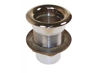 BOCCOLA PASSANTE IN OTTONE CROMATO