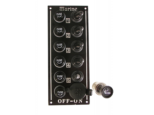 PANNELLO ELETTRICO 5 INTERRUTTORI