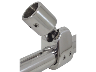 SUPPORTI SNODABILI IN ACCIAIO INOX PER TUBO Ø MM.22