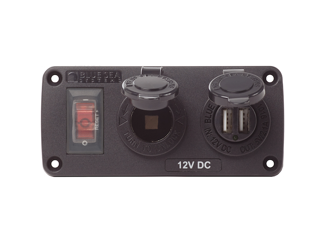 PRESA - 2 PORTE USB - INTERRUTTORE