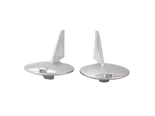 PINNA DESTRA IN ZINCO PER MOTORI 150/200 HP