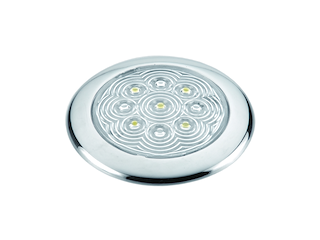 PLAFONIERA INOX A 5 LED