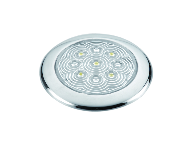 PLAFONIERA INOX A 5 LED