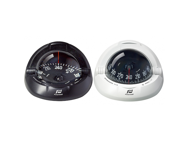 BUSSOLA NERA CON ROSA PIATTA NERA