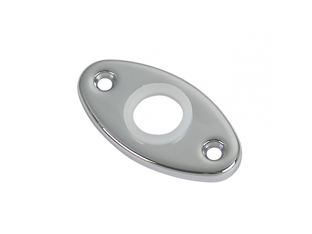 BOCCHETTA OVALE IN OTTONE CROMATO