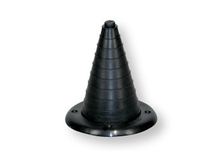 CUFFIA PASSAGUIDA NERA Passacavo conico