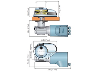 VERRICELLO DP3 1500W 24V - 10 MM  CON CAMPANA Quick DP3 asse verticale