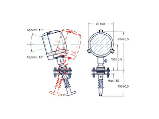 FARO DHR 12V D.150 C.M. Faro DHR 150 - Cabin Control