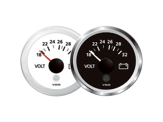 INDIC. VOLTMETRO 18/32V B. Indicatore 52 mm (18-32 V)