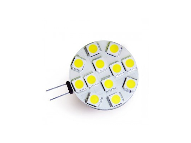 LED G4 12LED 31X41XH8 12V DAY LIGHT Lampadina a 12 LED SMD