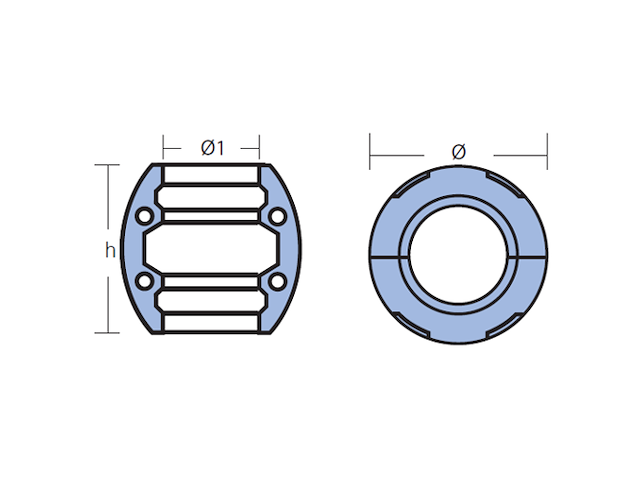 ANODO A BOTTE A38 Anodi a botte