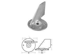 PINNA PER MOTORI - SERIE - SUZUKI 75/85/90 HP Pinna Suzuki 75/85 HP