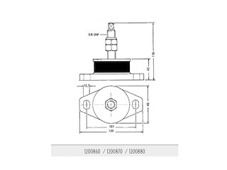 SUPPORTO MOTORE 186KG Supporti Motore R&D
