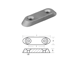 PIASTRINA PER MOTORI - SERIE - SUZUKI 2/4/6/8 HP Piastrina Suzuki 2-4-6-8HP