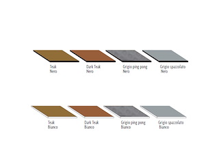 CERDECK FOGLIO 900 x 1700 MM A DOGHE 40 MM CON BIADESIVO 3MTEAK NERO Cer-Deck fogli da 90X170cm