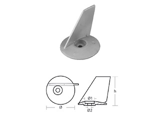PINNA PER MOTORI - SERIE - MAXI CORSA 25-40 HP PINNA MAXI CORSA 25-40 HP