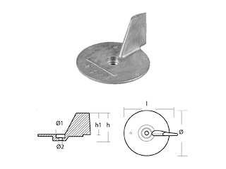 PINNA PER MOTORI - SERIE - HONDA 75/90/115/130 HP Pinna Honda 75-90-115-130 HP