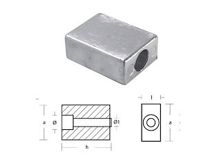 CUBO PER MOTORI - SERIE - JOHNSON 160-280 HP (V4-V6) EVINRUDE Cubo 160-280hp V4-V6