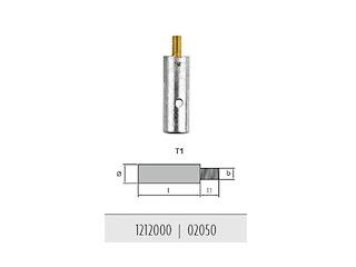 ANODI MOT. BUCK DIA.10L. 18 Barrotti per motori Bukh