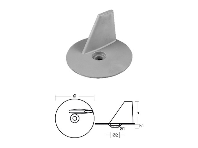 PINNA PER MOTORI - SERIE - SUZUKI 115 HP PINNA SERIE SUZUKI 115 HP