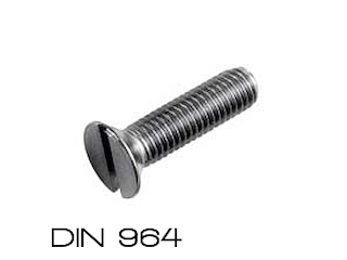 DIN 964 4X20 Vite testa svasata con calotta
