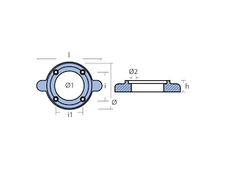 COLLARE PER MOTORI - SERIE - YANMAR - SD 20/30/40/50/60 COLLARE SD 20/30/40/50/60