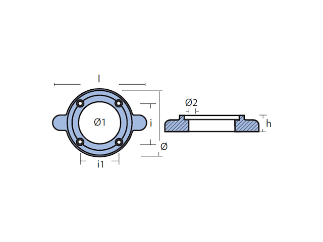 COLLARE PER MOTORI - SERIE - YANMAR - SD 20/30/40/50/60 COLLARE SD 20/30/40/50/60