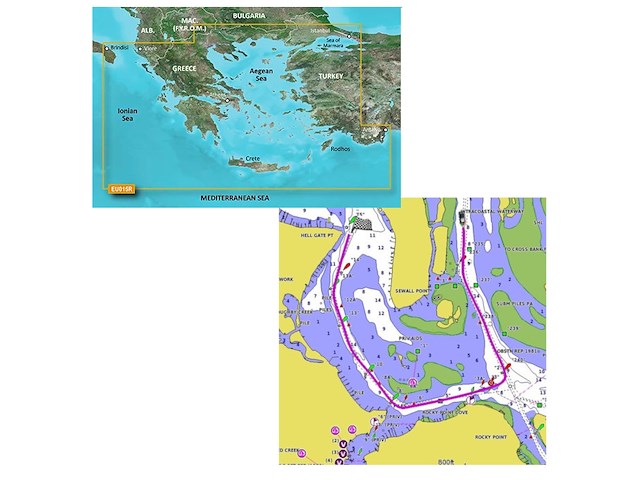 GARMIN Bluechart G3 HD MAR EGEO MAR DI MARMARA HXEU015R art. 010-C0773-20