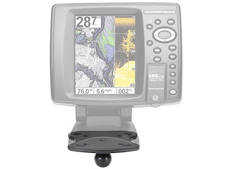 RAM MOUNT Supporto nautico RAM-MOUNT RAM-B-107BU per sonar fishfinder Ecoscandagli o GPS nautici