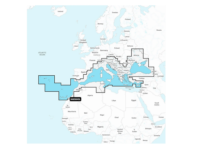NAVIONICS NAEU643L – Mediterraneo e Mar Nero art.010-C1351-30