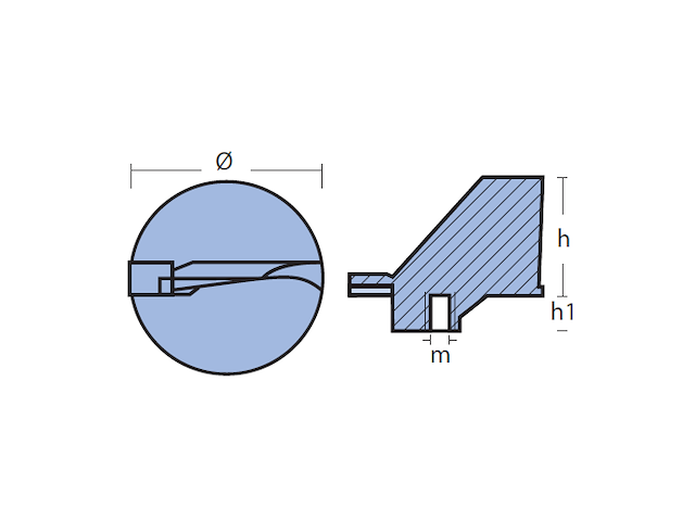 PINNA YAMAHA 115-225 HP V4-V6 IN ALLUMINIO Pinna Yamaha V6