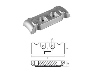 PIASTRINA MOTORE VERADO 215-275 (2 PER MOTORE) Piastrina Verado 215-275 2X