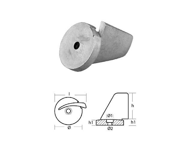 PINNA PER MOTORI - SERIE - 25/40 HP Pinna