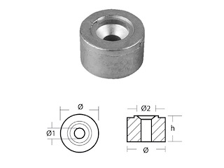 RONDELLA PER MOTORI DIAM.24 IN ALLUMINIO Rondella Honda 50 CV FB