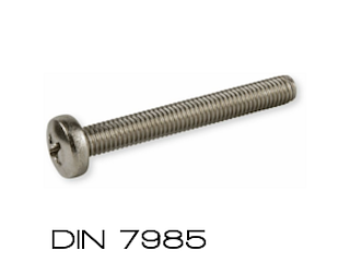 DIN 7985 6X40 Vite testa cilindrica a croce